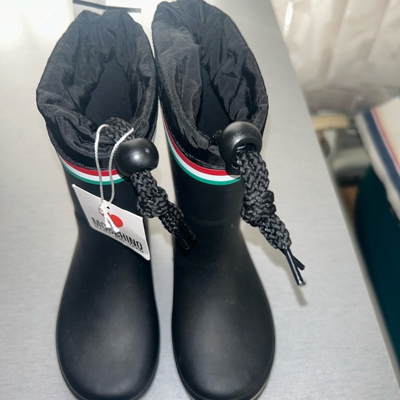 Moschino toddler rainboot NWT sz 24 - Picture 11 of 15